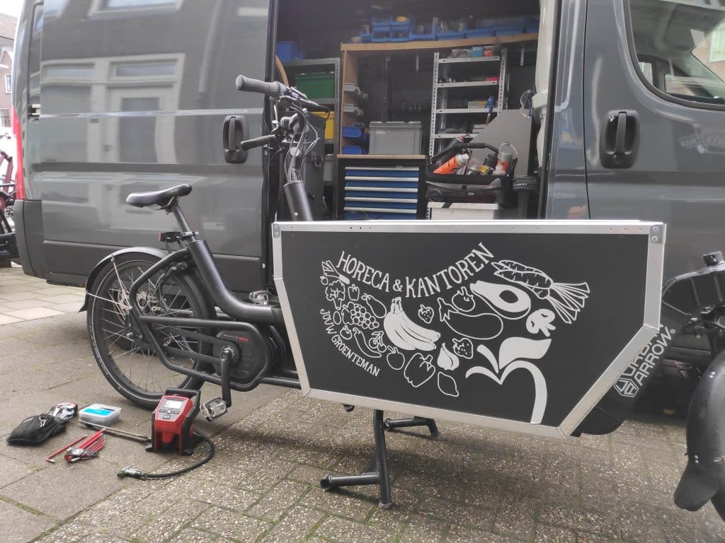 Bicycle man - bedrijfs bakfiets 100% geregeld jouw groenteman