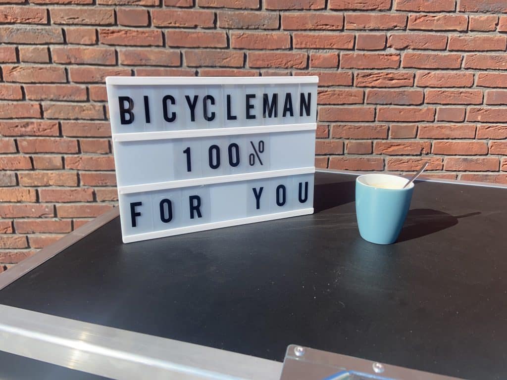 Bicycle man - bedrijfs bakfiets 100% geregeld