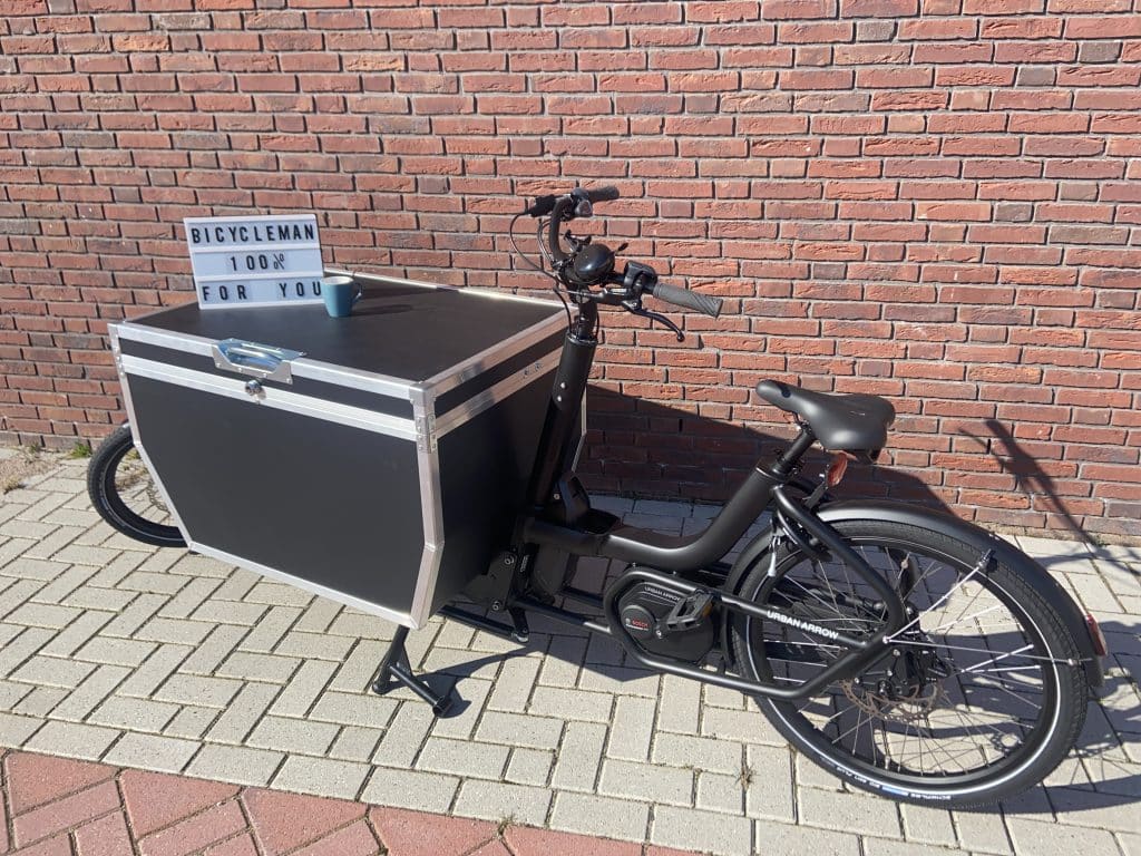 Bicycle man - bedrijfs bakfiets 100% geregeld